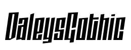 DaleysGothic Font Image