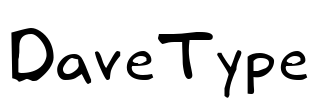 DaveType Font Image