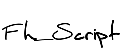 Fh_Script Font Image