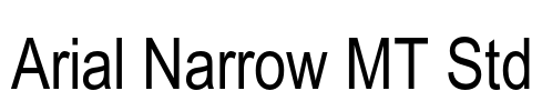 Arial Narrow MT Std