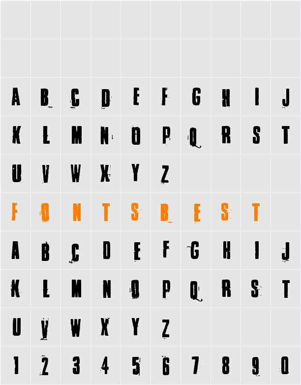 Blacklist Character Map