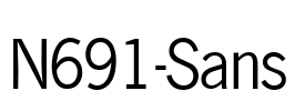 N691-Sans Font Image