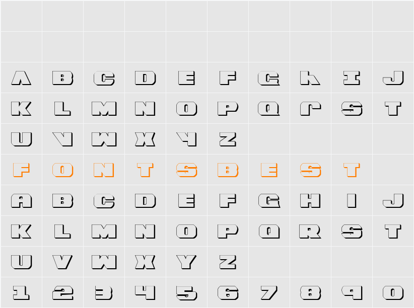 Bummer 3D Character Map