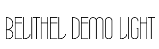 Belithel Demo Light Font Image