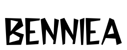 BENNIEA Font Image