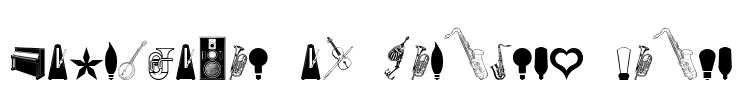 Cornucopia of Dingbats Eight Font Image