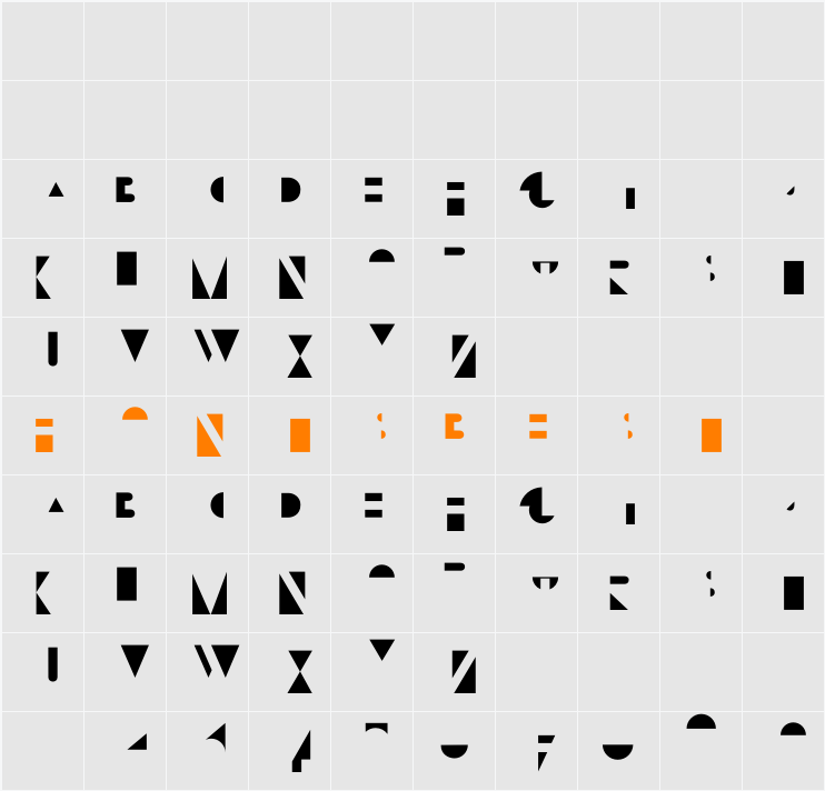 Bifur Overlay Character Map