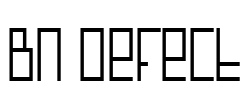 BN Defect Font Image