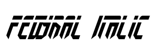 Fedyral Italic