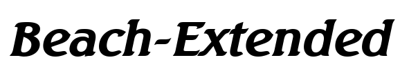 Beach-Extended