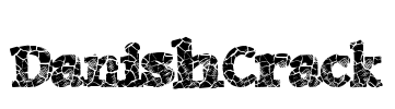 DanishCrack Font Image