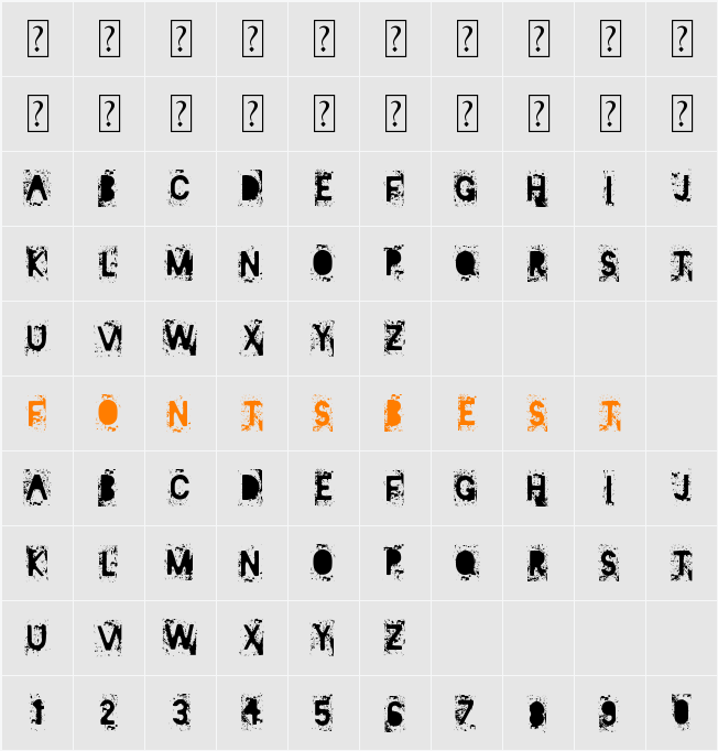 Mister Manson Character Map