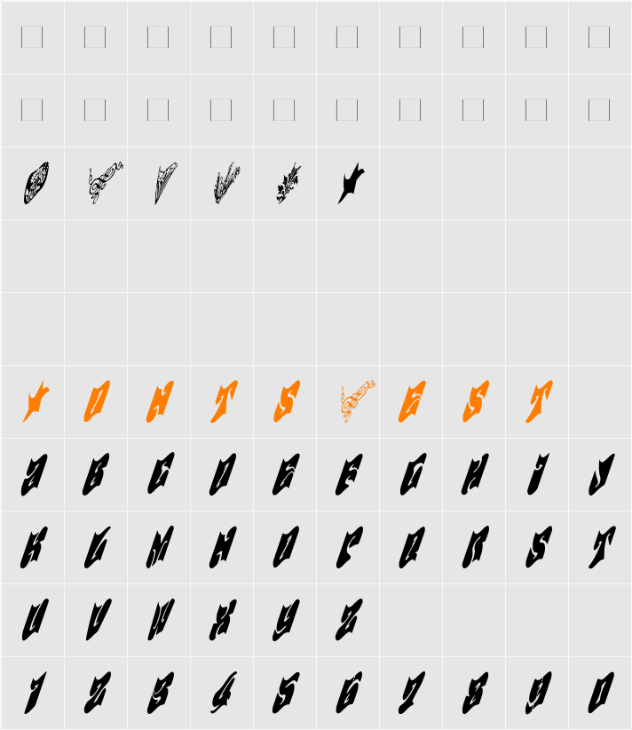 DayTrippin Character Map