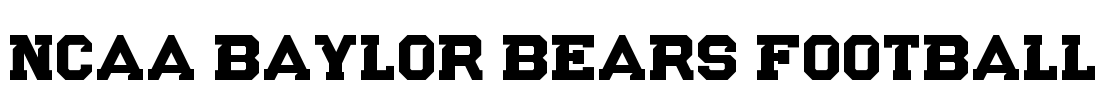 NCAA Baylor Bears Football