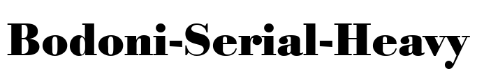 Bodoni-Serial-Heavy