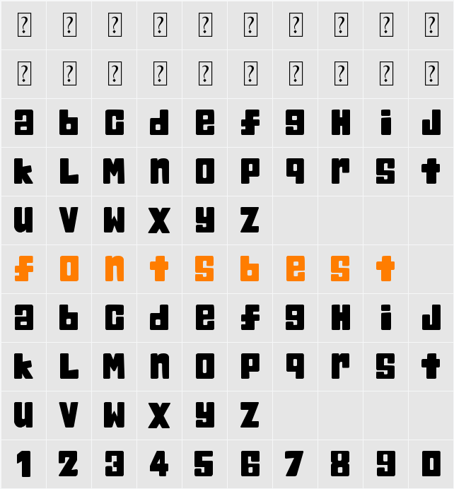 Chum Character Map