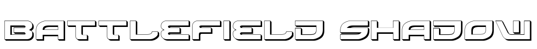 Battlefield Shadow Font Image