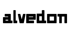 Alvedon Font Image