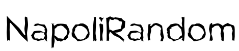 NapoliRandom Font Image