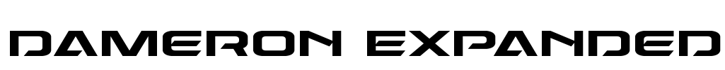 Dameron Expanded Font Image