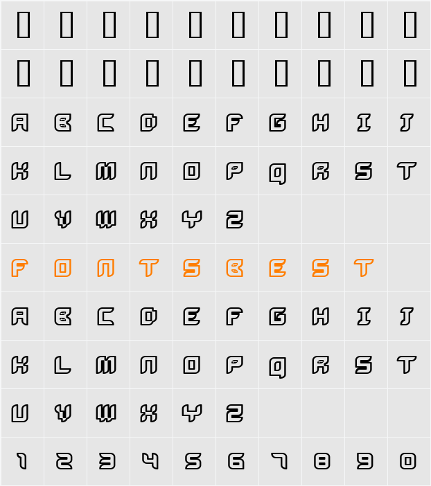 JI-Mullen Character Map