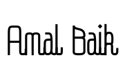 Amal Baik Font Image