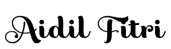 Aidil Fitri Font Image