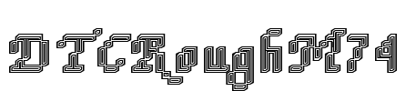 DTCRoughM74 Font Image