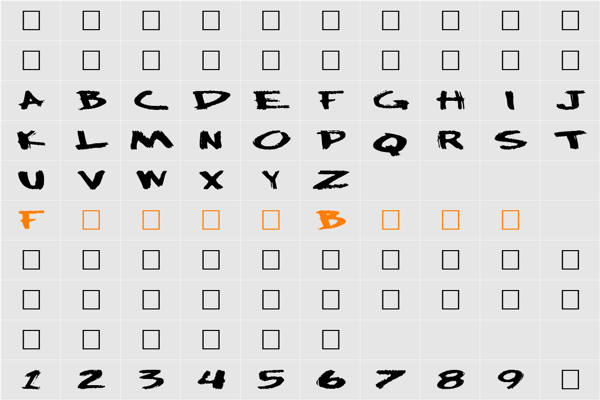 Big Character Map