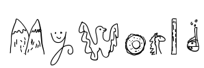 MyWorld Font Image