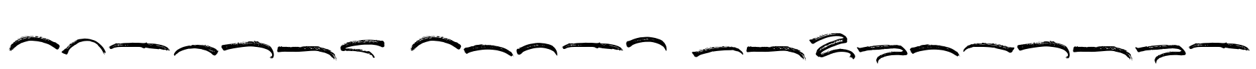 Basting Brush Underlines Font Image