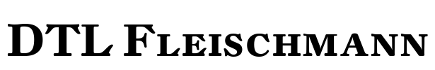 DTL Fleischmann Font Image