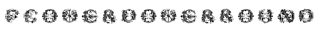 FlowerPowerRound Font Image