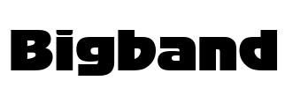 Bigband Font Image