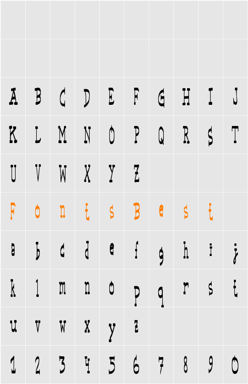 Basic Space Character Map