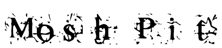 Mosh Pit Font Image