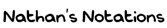 Nathan's Notations