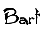 Bart Font Image