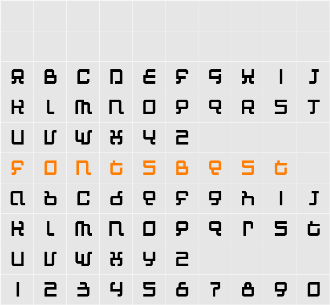 Automind Character Map