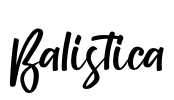 Balistica Font Image