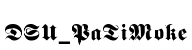 DSU_PaTiMoke Font Image
