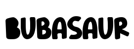 Bubasaur Font Image