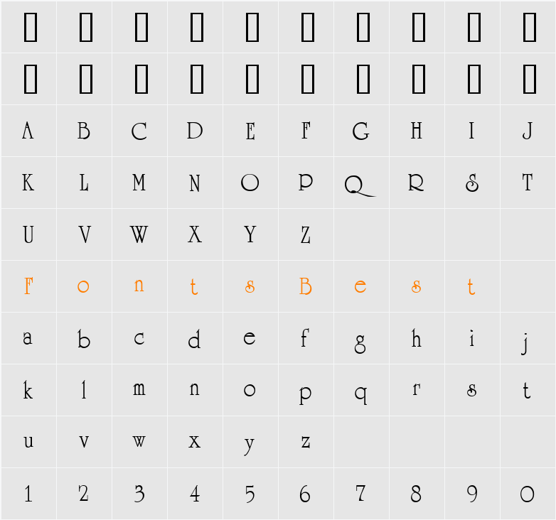 DSU_LaiThai Character Map