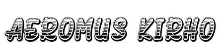 Aeromus Kirho Font Image