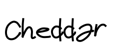 Cheddar Font Image