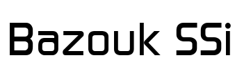 Bazouk SSi Font Image