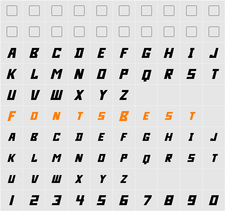 Bidan Character Map