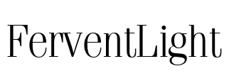 FerventLight Font Image