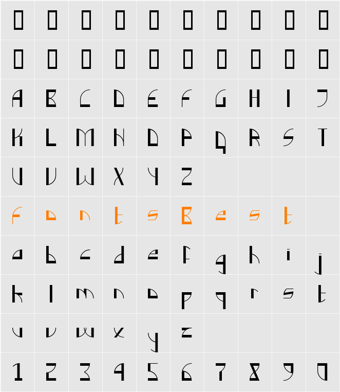 Backlog Character Map