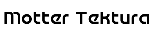 Motter Tektura Font Image